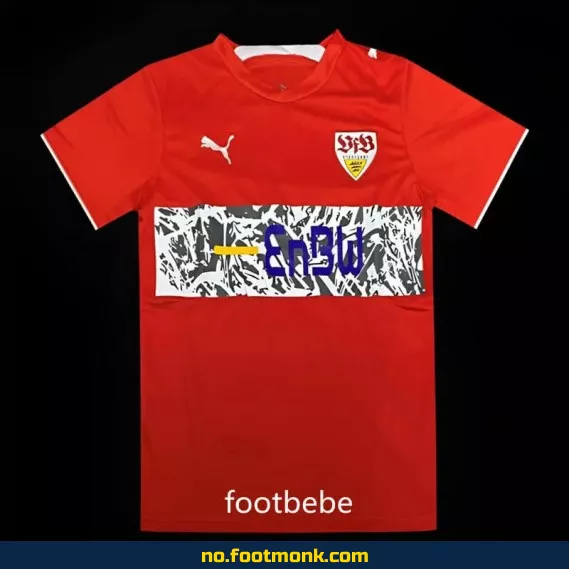 Stuttgart Vintage Fotballdrakt 2006-2007 (Rød Bortedrakt) – Offisiell Replica – Fotballtrøye for Voksne/Barn