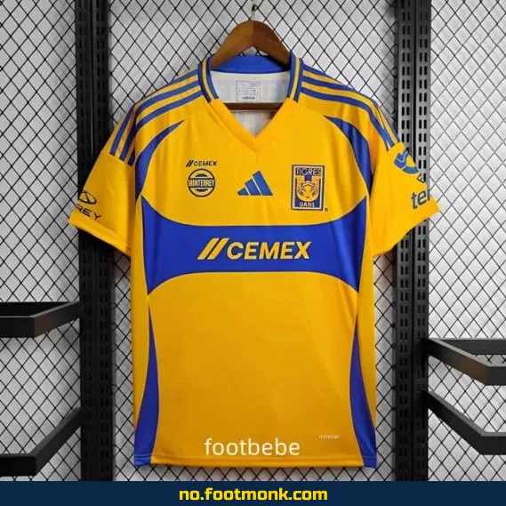 Tigres UANL hjemmedrakt 2024-2025 – Offisiell fotballdrakt for barn og voksne | Kjøp nå