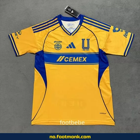 Tigres UANL 2025 65-årsjubileum fotballdrakt i gul – Offisiell drakt for barn og voksne | Kjøp nå