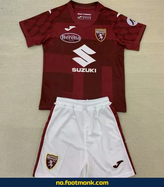 Torino Hjemmedrakt 2024/2025 for Barn – Kjøp Fotballdrakter Online | Offisiell Klubbdrakt