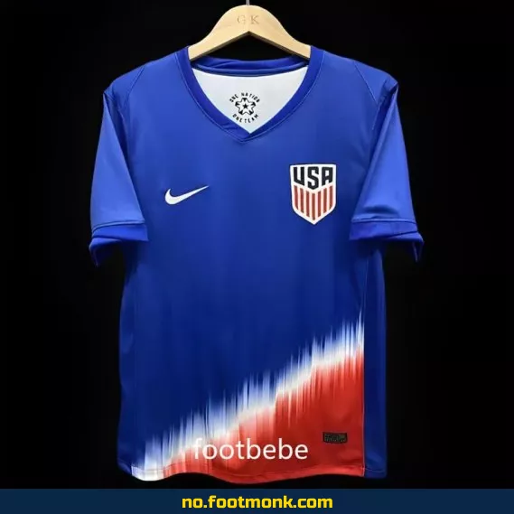USA 2024 Spesialutgave Fotballdrakt – Blå og Rød | Offisiell Fotballdrakt | Fotballdrakter til Salgs | Barn og Voksne