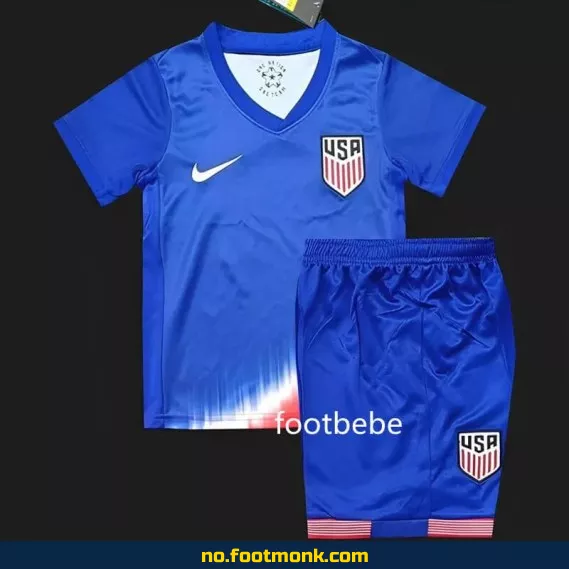 USA Fotballdrakt for Barn 2024 – Spesiell Utgave i Blått og Rødt