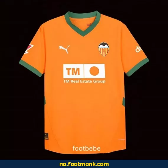 Valencia 2024/2025 Tredje Orange Fotballdrakt – Offisiell Klubbdrakt for Voksne og Barn