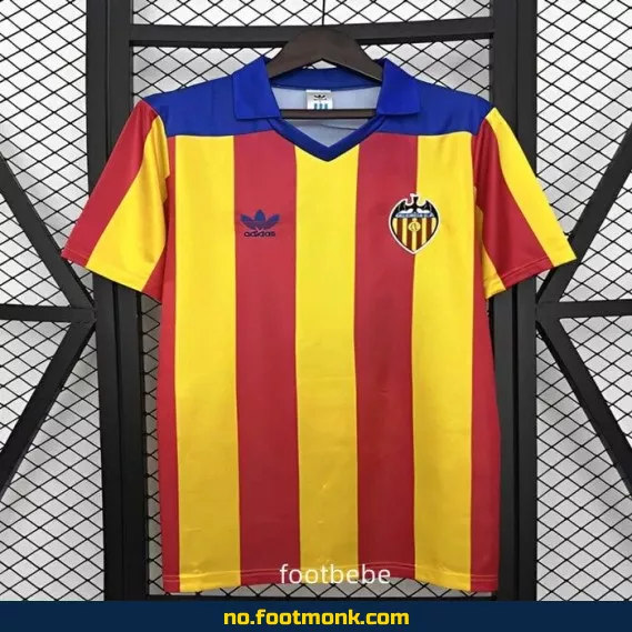 Valencia Vintage 1980-1982 Hjemmefotballdrakt - Original og Offisiell Replica