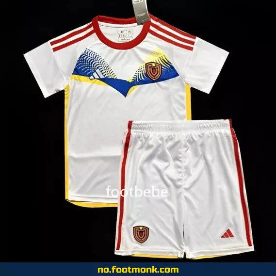 Venezuela Fotballdrakt for Barn 2024 – Hvit Copa America – Offisiell Klubbdrakt
