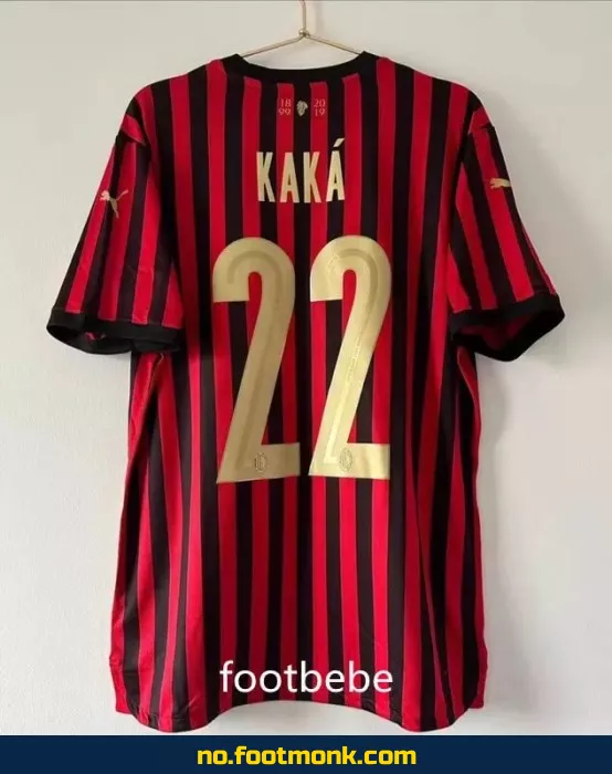AC Milan Vintage Fotballdrakt 2019 – Hjemmedrakt 120-årsjubileum – Offisiell Fotballtrøye for Voksne og Barn