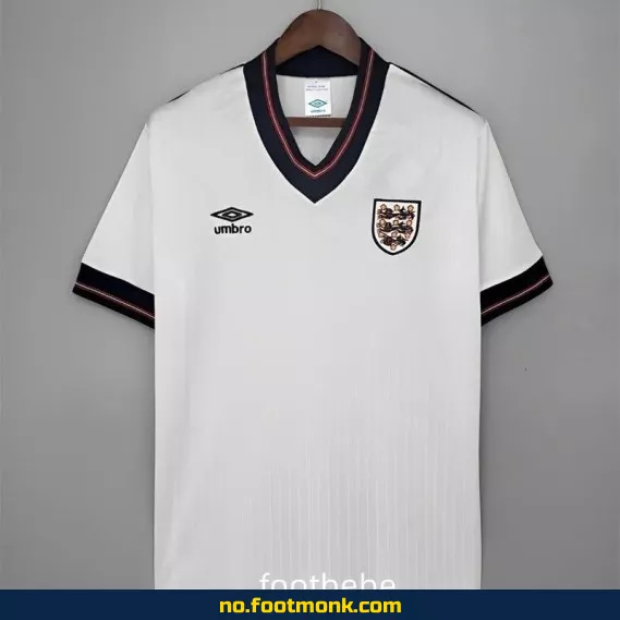 Vintage England 1986 Hjemmedrakt Hvit – Autentisk Fotballdrakt