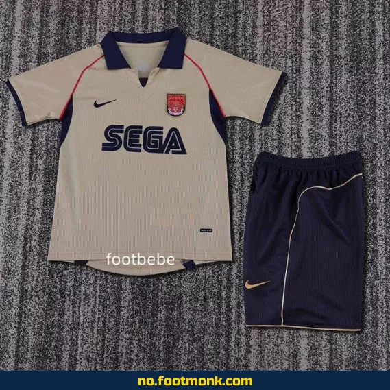 Vintage Arsenal Fotballdrakt 2001-2002 Borte – Barn