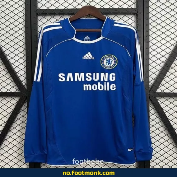 Vintage Chelsea Hjemmedrakt 2006-2007 Langermet Fotballdrakt – Autentisk Fotballtrøye