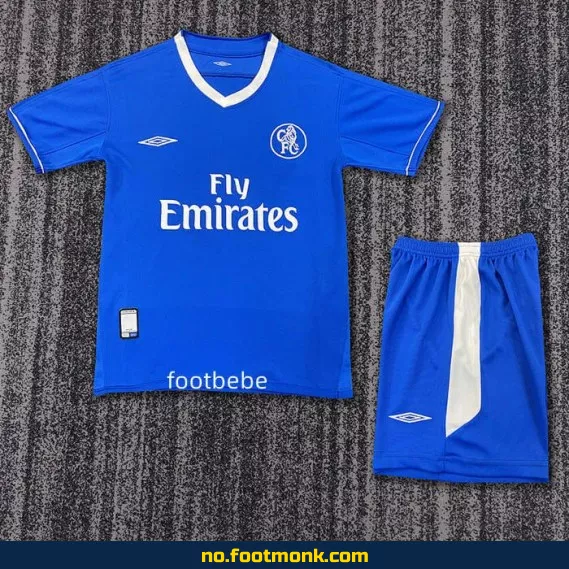 Vintage Chelsea Hjemmedrakt 2003-2004 for Barn – Autentisk Fotballdrakt