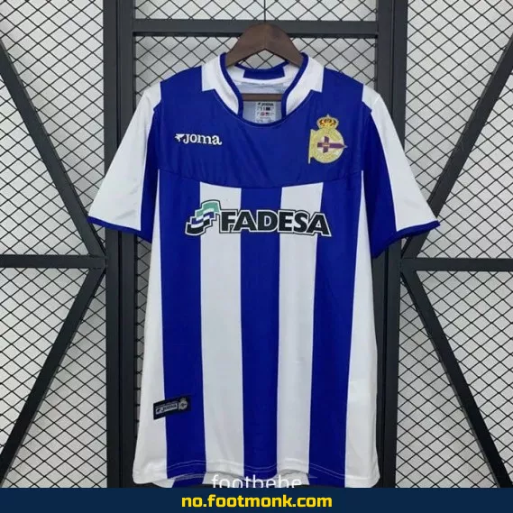 Autentisk Deportivo La Coruña hjemmedrakt 2003-2004 – Vintage fotballdrakt for voksne og barn