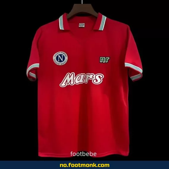 Vintage Napoli Fotballdrakt 1988-1989 (Tredjedrakt) – Autentisk Retro Fotballtrøye