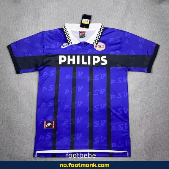 Vintage PSV Eindhoven fotballdrakt 1995-1996 (eksteriør) – Autentisk fotballtrøye for voksne og barn