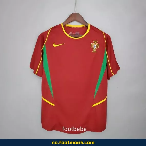Vintage Portugal 2002 Hjemmedrakt – Autentisk Fotballdrakt for Voksne og Barn | Kjøp Nå