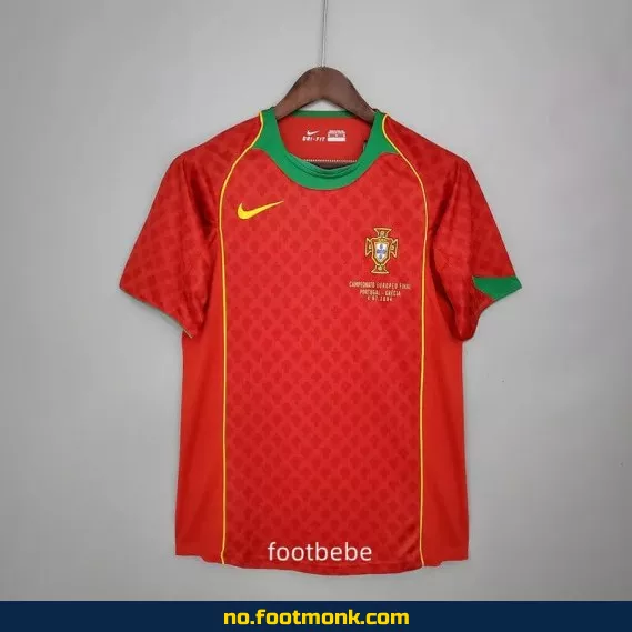 Vintage Portugal 2004 Hjemmedrakt – Autentisk Fotballdrakt for Voksne og Barn
