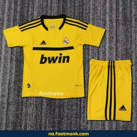 Vintage Real Madrid Fotballdrakt for Barn (2011-2012) – Målvaktsdrakt – Autentisk Fotballtrøye