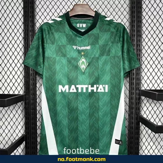 Werder Bremen hjemmedrakt 2024/2025 – Grønn fotballdrakt | Kjøp offisiell drakt for barn og voksne | Fotballdrakter med navn og trykk