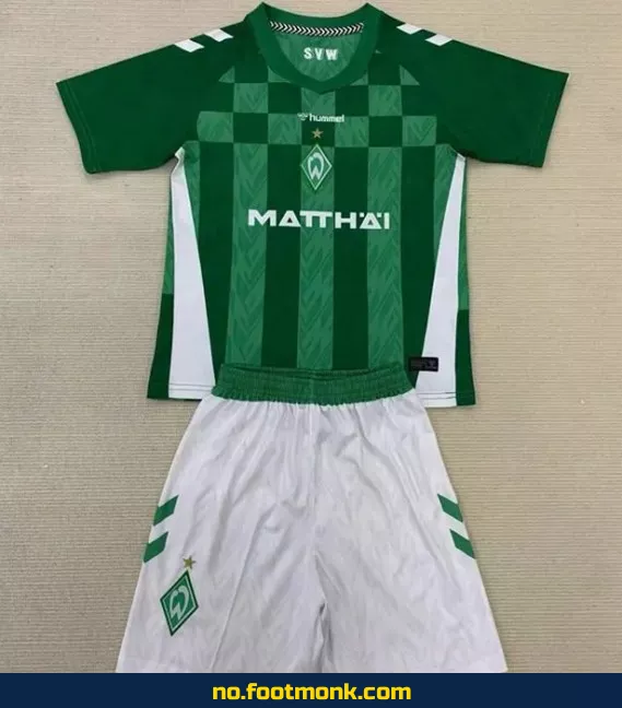 Werder Bremen Hjemmedrakt 2024/2025 for Barn – Kjøp Offisiell Fotballdrakt