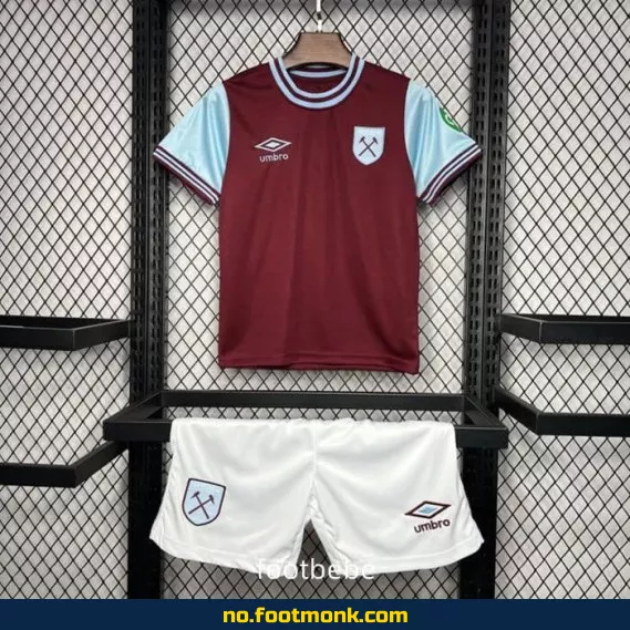 West Ham United Hjemmedrakt 2024/2025 for Barn – Kjøp Offisiell Fotballdrakt for Barn