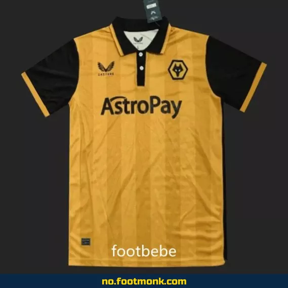 Wolverhampton Wanderers 2024 Fotballdrakt Polo Gul – Offisiell drakt til salgs | Fotballtrøye for voksen/barn