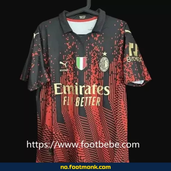 AC Milan 2023 Spesialutgave Fotballdrakt – Koché Design | Offisiell Fotballtrøye for Voksne og Barn | Kjøp Nå