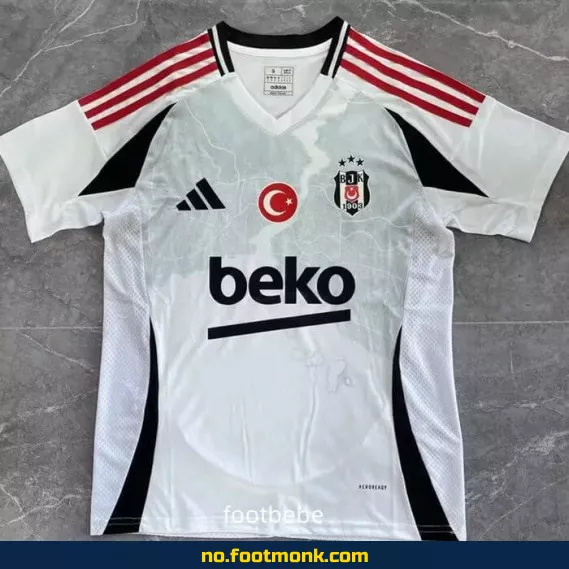 Besiktas 2024/2025 Bortedrakt Tredje Hvit – Fotballdrakt med Trykk | Authentisk | Barn og Voksen | Kjøp Nå