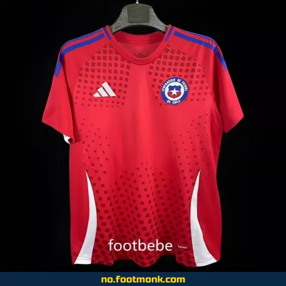 Chili hjemmebane fotballdrakt 2024 – rød offisiell drakt | Kjøp fotballdrakter online