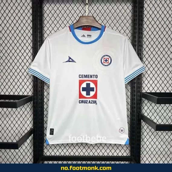 Cruz Azul hjemmedrakt 2024-2025 – Hvit fotballdrakt for voksne og barn | Offisiell nettbutikk | Kjøp billige fotballdrakter med navn