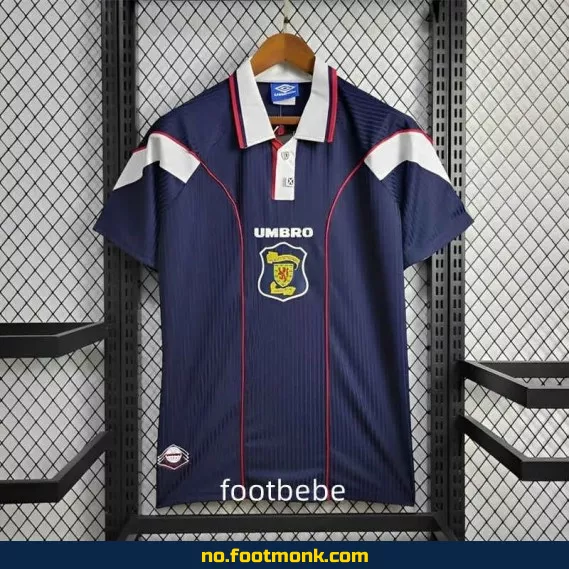Vintage fotballdrakt Skottland 1996-1998 borte (authentisk, offisiell)