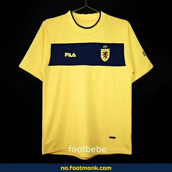 Skotsk vintage fotballdrakt 2012 (borte, gul) – Offisiell replica, fotballdrakter til salgs