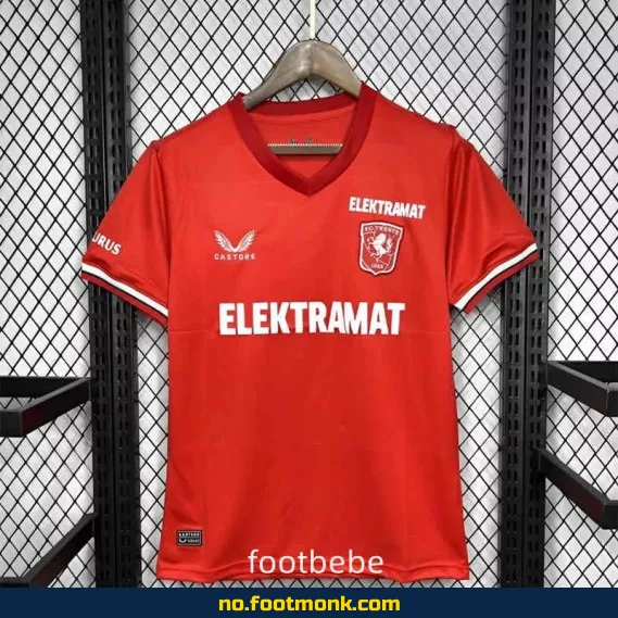 FC Twente hjemmedrakt 2024/2025 rød – Kjøp offisiell fotballdrakt | Fotballtrøye for barn og voksne | Authentisk drakt med navn