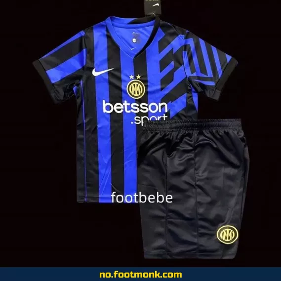 Inter Milan hjemmedrakt for barn 2024-2025 – Kjøp fotballdrakt for barn online | Offisiell fotballdrakt