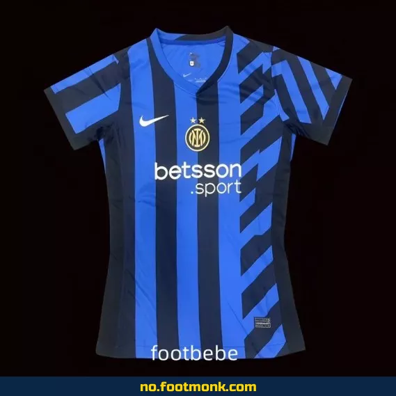 Inter Milan Hjemmedrakt 2024/2025 for kvinner – Kjøp offisiell fotballdrakt | Fotballtrøye med navn, authentisk drakt, fotballdrakter for voksne