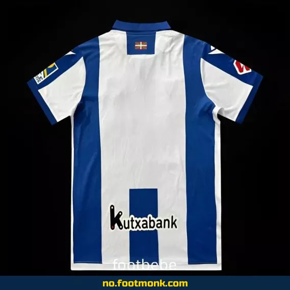 Authentisk Real Sociedad hjemmedrakt 2024-2025 – Fotballdrakt for voksen og barn | Kjøp offisiell drakt på nett