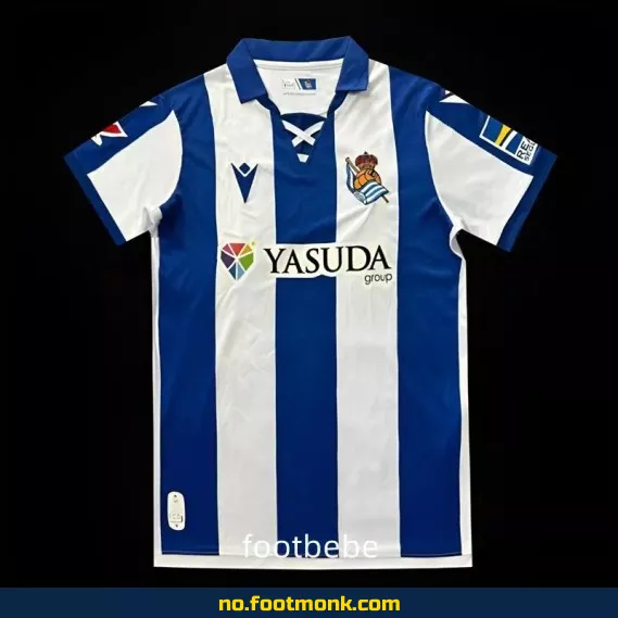 Authentisk Real Sociedad hjemmedrakt 2024-2025 – Fotballdrakt for voksen og barn | Kjøp offisiell drakt på nett