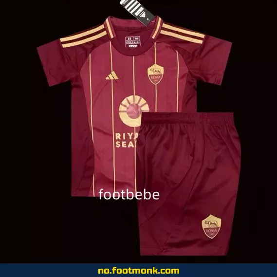 AS Roma hjemmedrakt for barn 2024-2025 – Kjøp offisiell fotballdrakt for barn på nett
