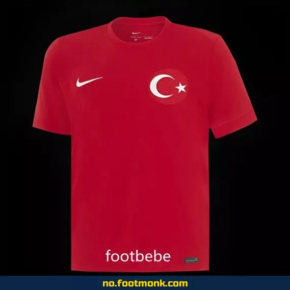 Turklands offisielle bortedrakt 2024-2025 (rød) – Kjøp fotballdrakt online – Autentisk fotballdrakt for voksne og barn