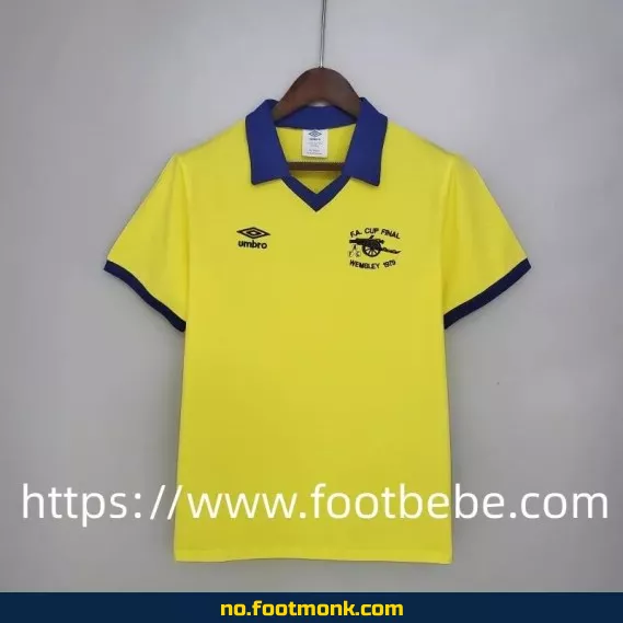 Vintage Arsenal fotballdrakt 1971-1979 (bortedrakt) – Autentisk fotballtrøye