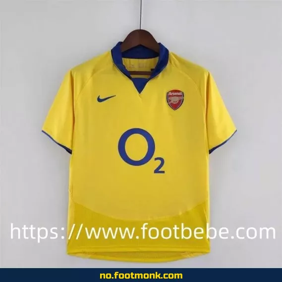 Vintage Arsenal fotballdrakt 2003-2005 (bortedrakt) – Autentisk fotballtrøye for voksne/barn – Kjøp billige fotballdrakter online
