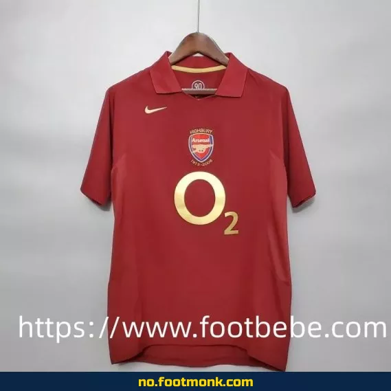 Vintage Arsenal hjemmedrakt 2005-2006 – Autentisk fotballdrakt for voksne og barn | Kjøp billige fotballtrøyer online