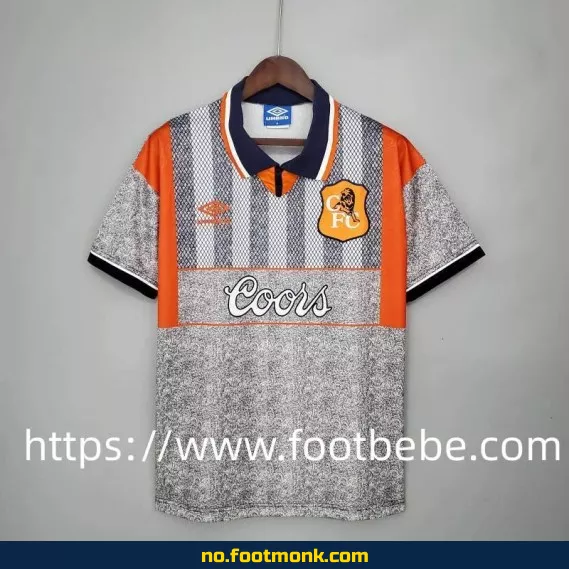 Vintage Chelsea fotballdrakt 1994-1996 (bortedrakt) – Autentisk fotballtrøye for voksen/barn – Offisiell replica
