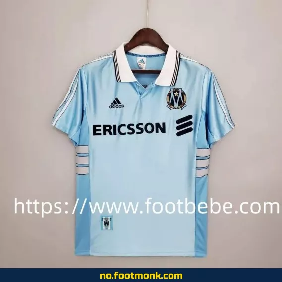 Vintage Marseille fotballdrakt 1998-1999 (bortedrakt) – Autentisk fotballtrøye til salgs
