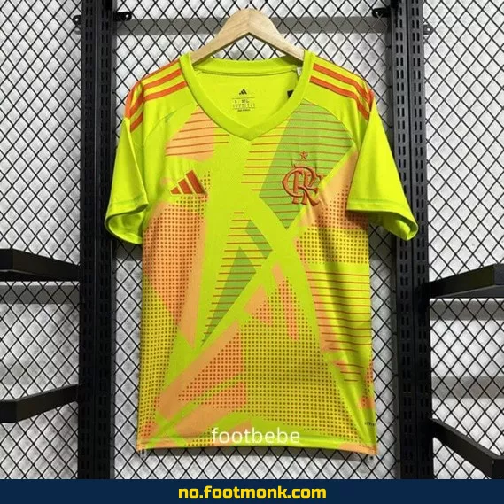 Flamengo keeperdrakt 2025-2026 (gul) – Offisiell fotballdrakt for barn og voksne | Kjøp nå