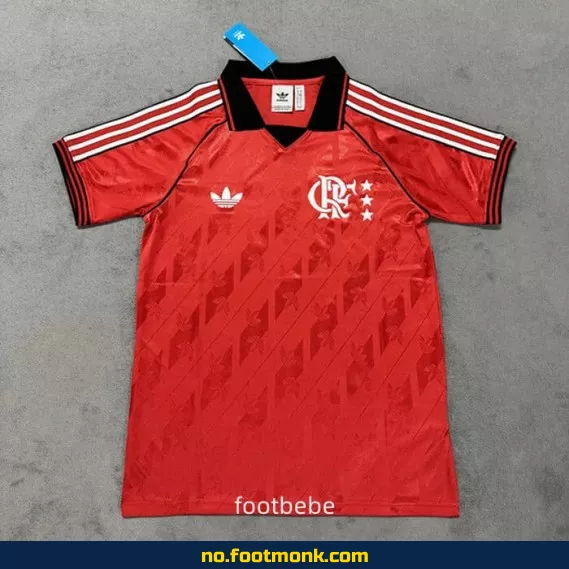Flamengo retro fotballdrakt 2025-2026 rød – Offisiell drakt, fotballtrøye med trykk, fotballdrakt for voksne og barn