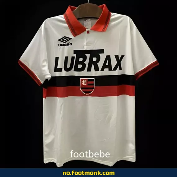 Vintage Flamengo fotballdrakt 1993-1994 (hjemmedrakt, hvit) – Autentisk fotballtrøye for voksen og barn