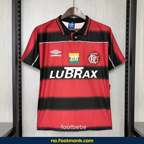 Flamengo Vintage Fotballdrakt 1997-1998 Hjemme – Autentisk Fotballtrøye