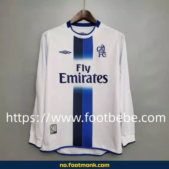 Vintage Chelsea fotballdrakt 2003-2005 (borte, langermet) – Autentisk fotballtrøye