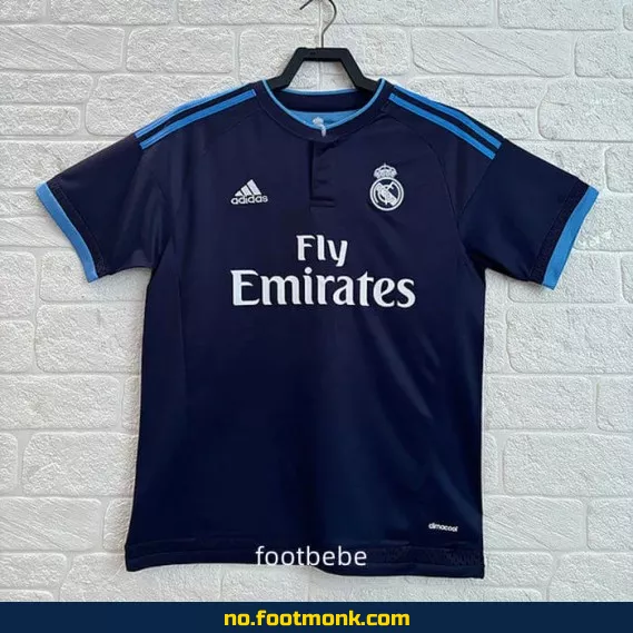 Vintage Real Madrid bortedrakt 2015-2016 (borte) – Autentisk fotballdrakt for voksne/barn – Kjøp billige fotballtrøyer online