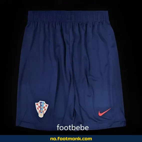 Kroatias offisielle fotballdrakt 2024 – Royal blå fotballtrøye (barn/voksen) – Autentisk drakt med trykk