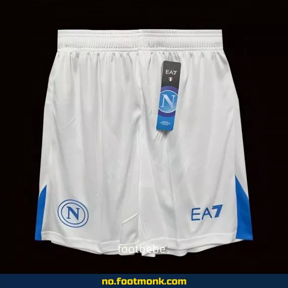 Napoli FC Hjemmedrakt 2024-2025 Hvit – Fotballdrakt for Voksne/Barn – Offisiell Replica